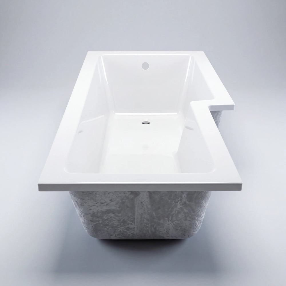 1500/1700 x 700mm L Shaped Shower Bath