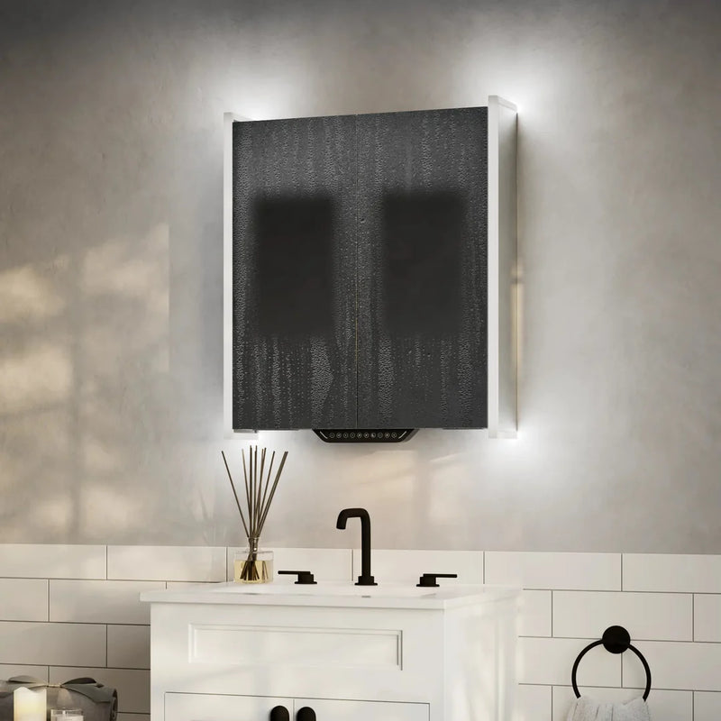 Luka Illuminated cabinet with Alexa Built in: 700x600