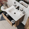 Marilyn Tobacco Oak 600 Wall Hung Vanity Unit