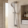 Round Handset Kit with Slide Rail & Hose Tweed