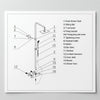 Square Deluxe Premium Exposed Thermostatic Shower Kit Twiss
