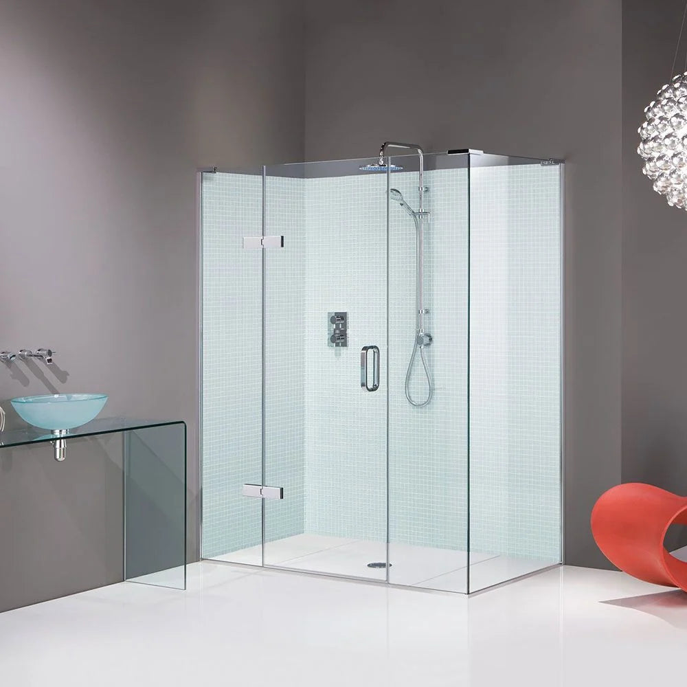 Matki Eauzone Hinged Door With Hinge Panel & Inline Panel with Side Panel