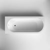 White LH BTW Corner Bath & Legs (No Panel)