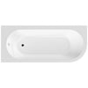 White LH BTW Corner Bath & Legs (No Panel)