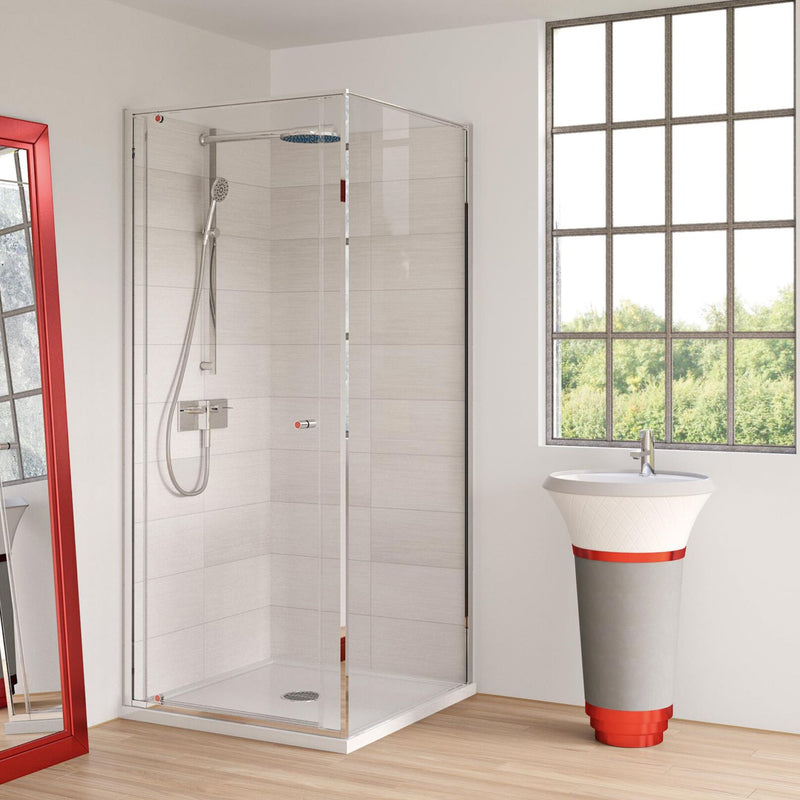Matki One Pivot Corner Door with Side Panel