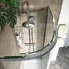 1200mm x 900mm Semi Frameless Offset Quadrant Odessa