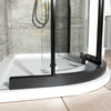 1200mm x 900mm Semi Frameless Offset Quadrant Odessa