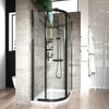 1200mm x 800mm Semi Frameless Offset Quadrant Odessa
