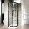 800mm x 800mm Semi Frameless Quadrant Odessa