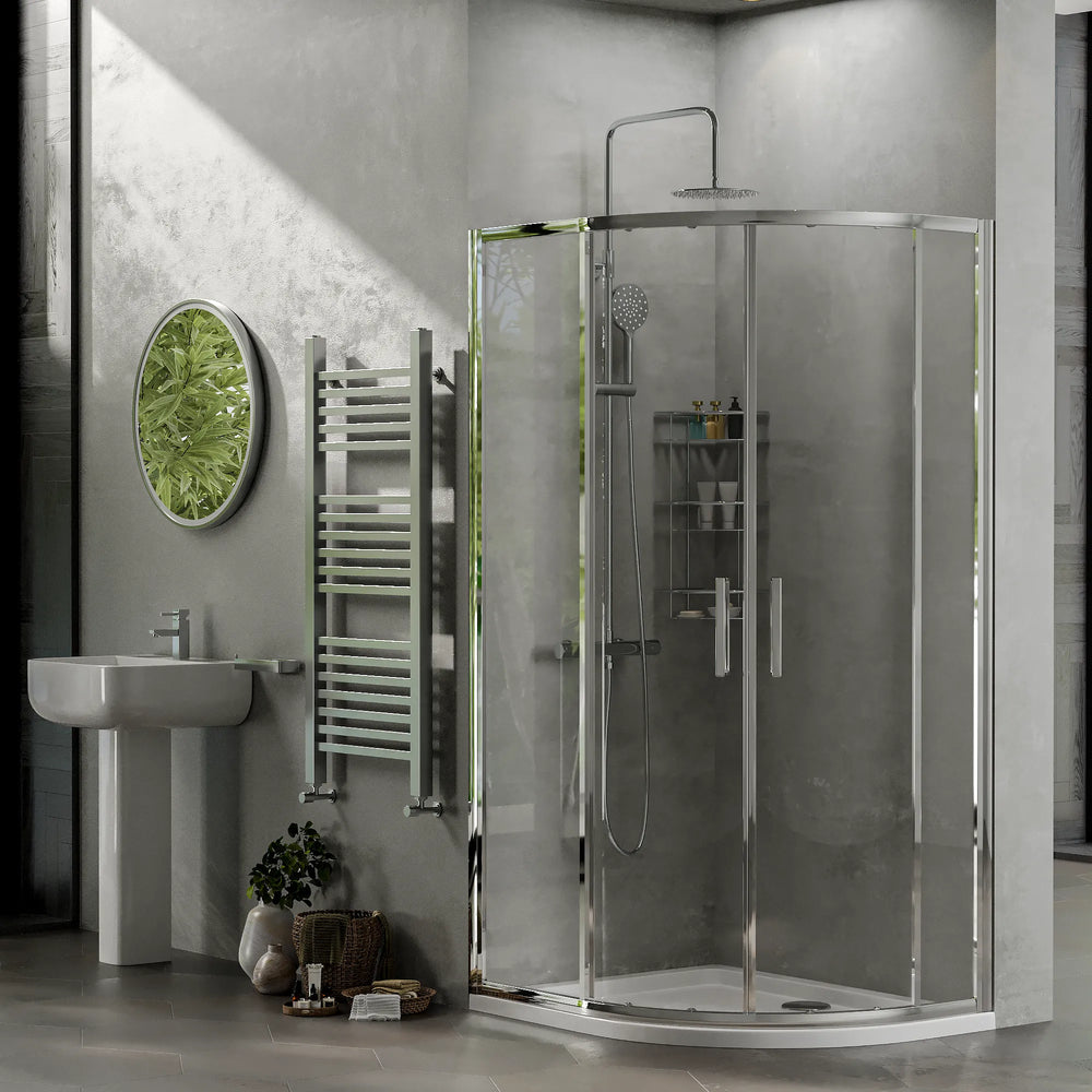 1000 x 800 Offset Quadrant Chrome