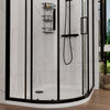 1200mm x 900mm Standard Height 2 Door Offset Quadrant Radiant