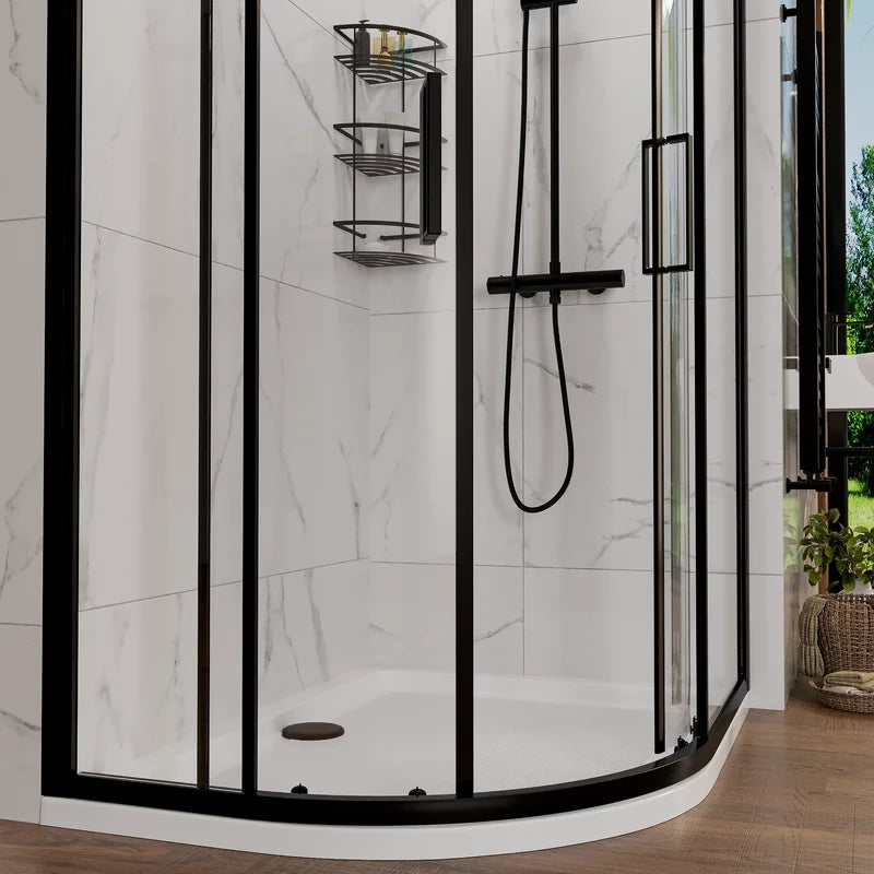 1200mm x 900mm Standard Height 2 Door Offset Quadrant Radiant