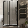 1200mm x 800mm Standard Height 2 Door Offset Quadrant Radiant