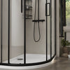 1200mm x 800mm Standard Height 2 Door Offset Quadrant Radiant