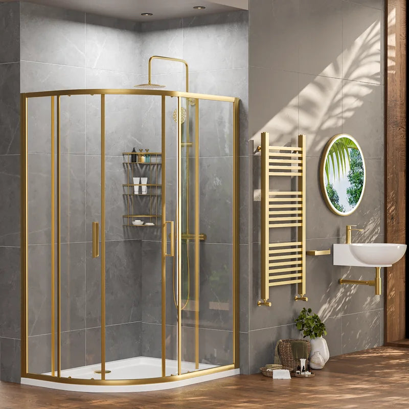 1200mm x 900mm Standard Height 2 Door Offset Quadrant Radiant