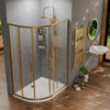 1200mm x 900mm Standard Height 2 Door Offset Quadrant Radiant