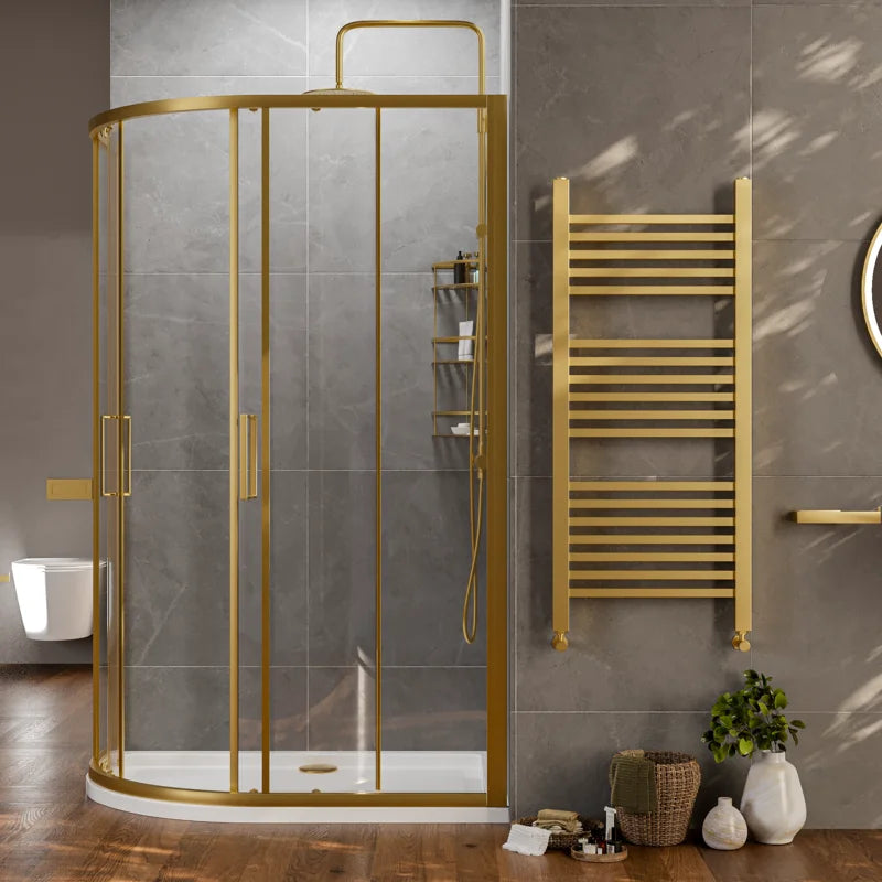1200mm x 900mm Standard Height 2 Door Offset Quadrant Radiant