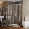 1000 x 800 Offset Quadrant Chrome