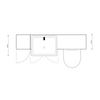 Oliver Modern Green Fitted Furniture Combination with Tall Boy Storage