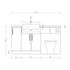 Oliver Modern Oak Fitted Furniture Combination