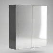 Oliver Mirror Cabinet 2-Door Complete 600mm Anthracite