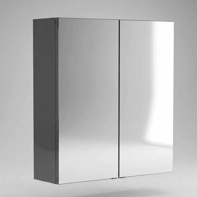 Oliver Mirror Cabinet 2-Door Complete 600mm Anthracite
