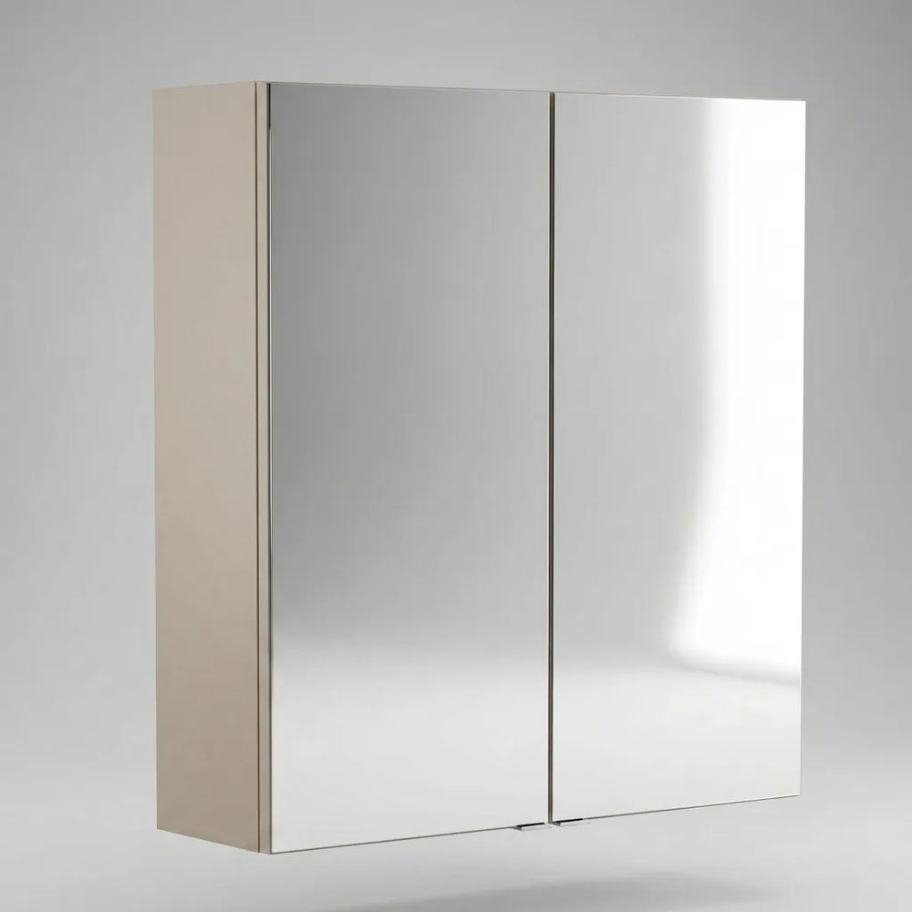 Oliver Mirror Cabinet 2-Door 600mm Cashmere