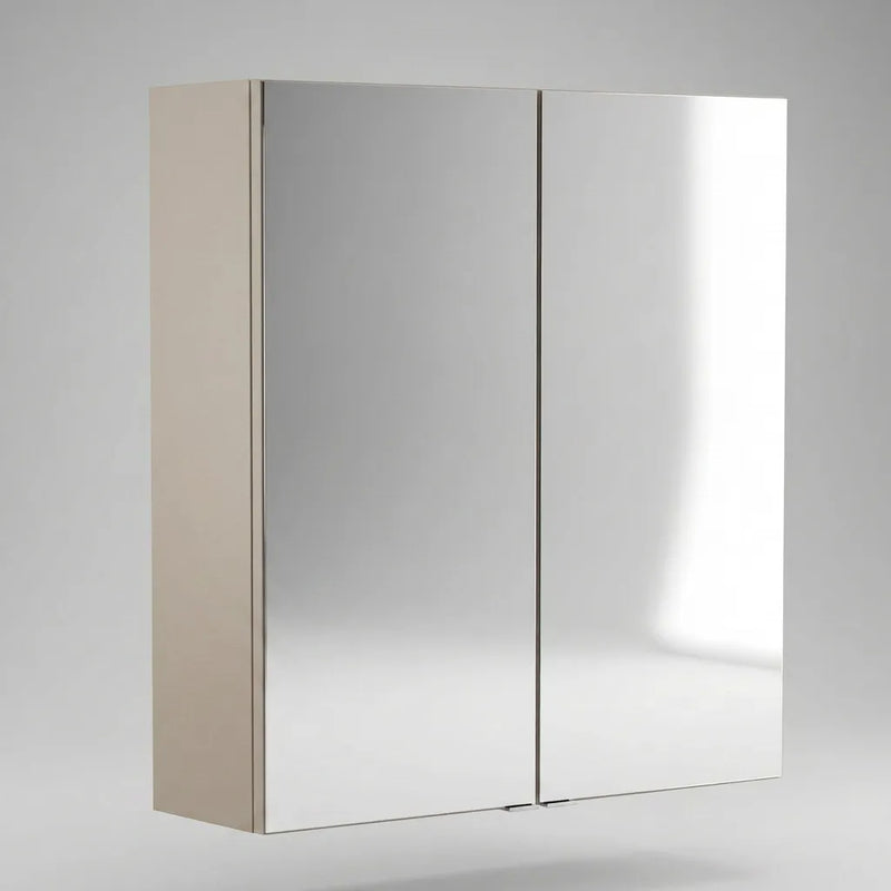 Oliver Mirror Cabinet 2-Door 600mm Cashmere