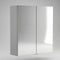 Oliver Mirror Cabinet 2-Door 600mm Dust Grey Slim Shaker