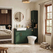 Oliver Modern Green Fitted Furniture Combination with Tall Boy Storage