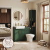 Oliver Modern Green Fitted Furniture Combination with Tall Boy Storage