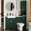 Oliver Modern Green Fitted Furniture Combination with Tall Boy Storage