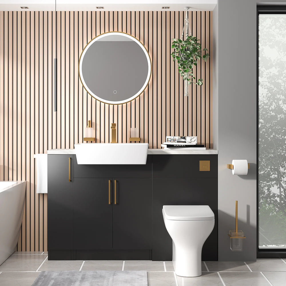 Oliver Modern Black Fitted Furniture Combination