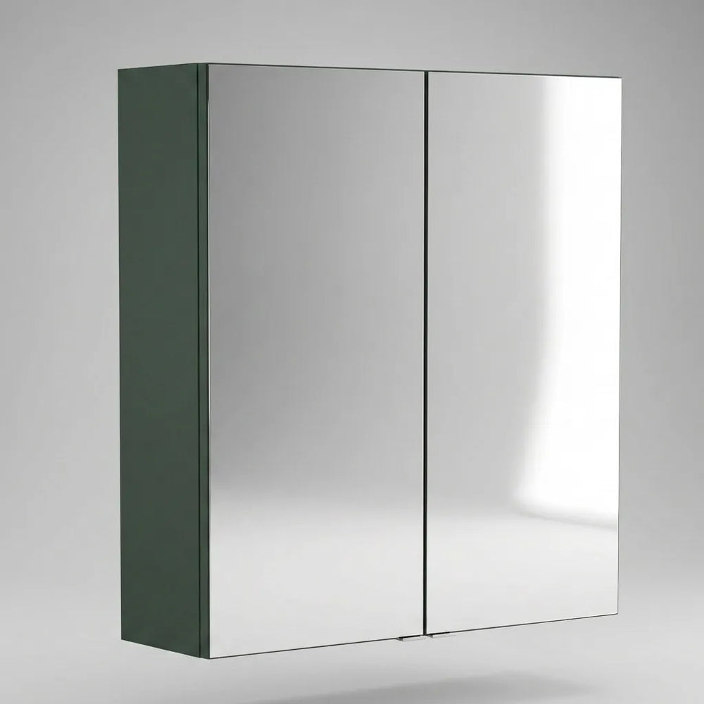 Oliver Mirror Cabinet 2-Door 600mm Matt Green