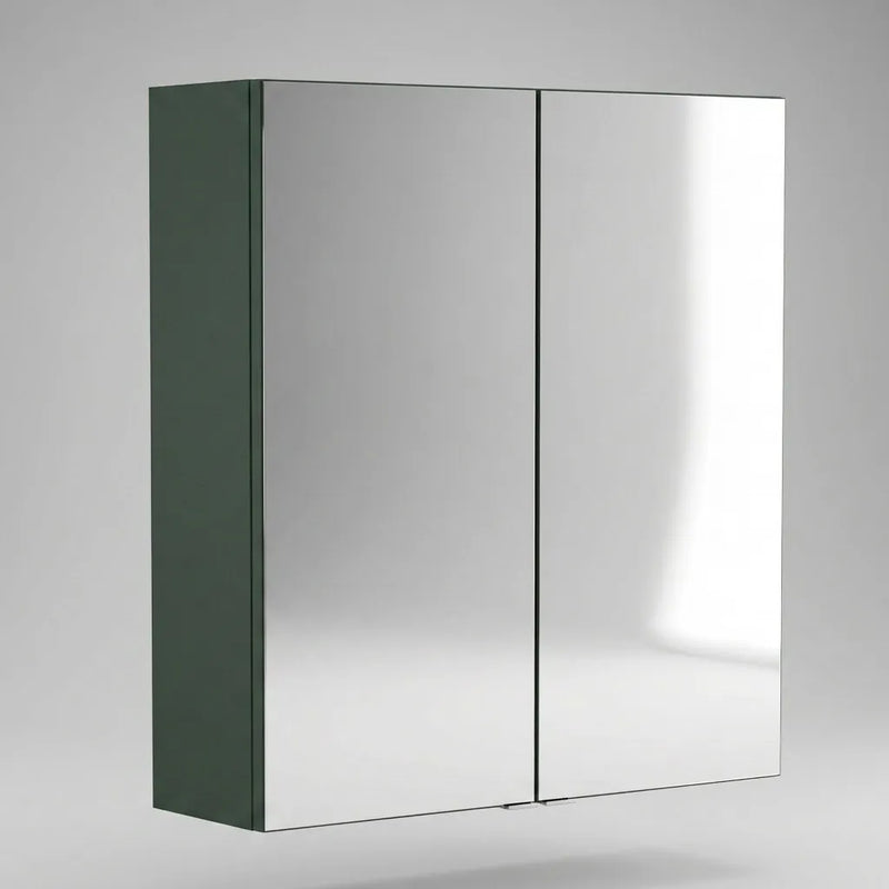 Oliver Mirror Cabinet 2-Door 600mm Matt Green