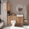 Oliver Modern Oak Fitted Furniture Combination with Tall Boy Storage