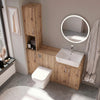 Oliver Modern Oak Fitted Furniture Combination with Tall Boy Storage