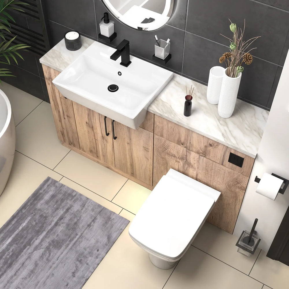 Oliver Modern Oak Fitted Furniture Combination