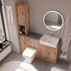 Oliver Modern Oak Fitted Furniture Combination with Tall Boy Storage