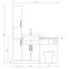 Oliver Modern Green Fitted Furniture Combination with Tall Boy Storage