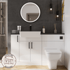 Oliver Modern Gloss White Fitted Furniture Combination