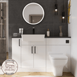 Oliver Modern Gloss White Fitted Furniture Combination
