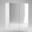 Oliver Mirror Cabinet 2-Door 600mm Matt White Shaker