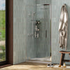 Radiant pivot shower door, view 3