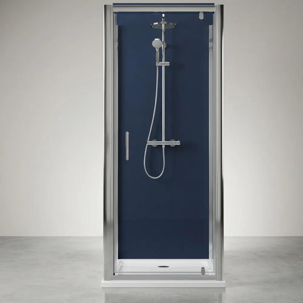 Radiant pivot shower door, view 3