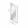 700 x 1900 Pivot Door Radiant
