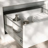 Pemberton 1100mm L Shaped White Combination Vanity Unit with Toilet & Basin