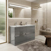 Pemberton 1200mm Freestanding Anthracite Double Vanity Unit