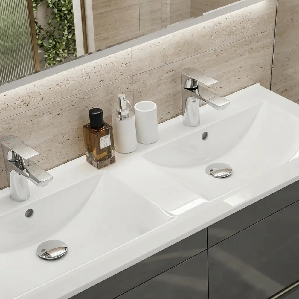 Pemberton 1200mm Freestanding Anthracite Double Vanity Unit
