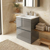 Pemberton 600mm Grey Freestanding Vanity Unit